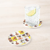 ヴィンテージPinの女の子のコースター コースター (側面)