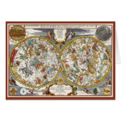 ヴィンテージPlanisphere Star Map by Nicholas de Fer (正面横)