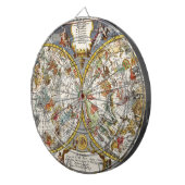 ヴィンテージPlanisphere Star Map by Nicholas de Fer ダーツボード (正面右)