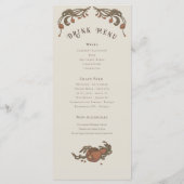 ヴィンテージPomegranateメニュー メニュー (裏面)