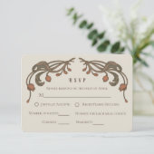 ヴィンテージPomegranate RSVPカード (スタンド正面)