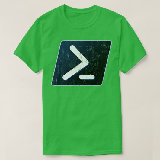 ヴィンテージPowerShell Tシャツ (デザイン正面)