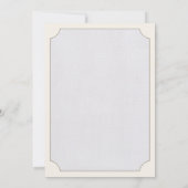 ヴィンテージpram赤ちゃんシャワーまたは振りかける招待状、男の子 招待状 (裏面)