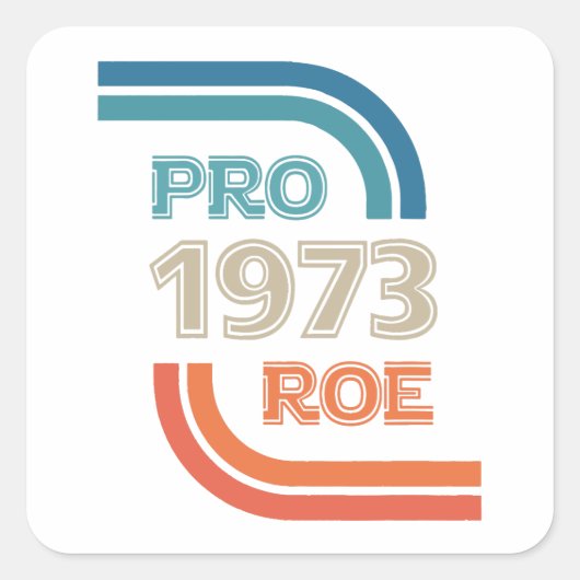 ヴィンテージPro Roe 1973、Pro 1973Roe スクエアシール (正面)
