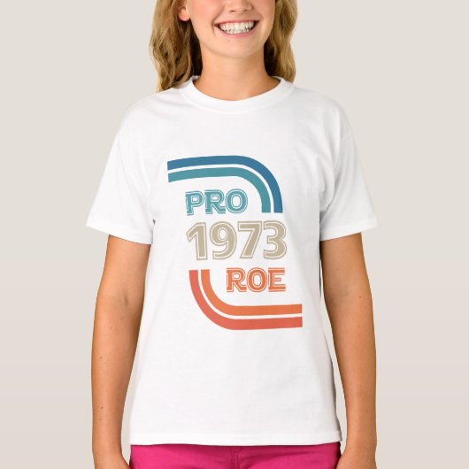ヴィンテージPro Roe 1973、Pro 1973Roe Tシャツ (正面)