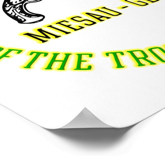 ヴィンテージPTシャツのロゴ ポスター (角)