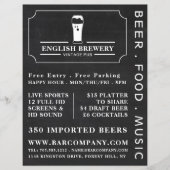 ヴィンテージPub Chalkboard, Pub/Brewery 広告's チラシ (正面)