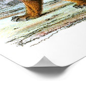 ヴィンテージPuma動物イラストレーションポスター ポスター (角)