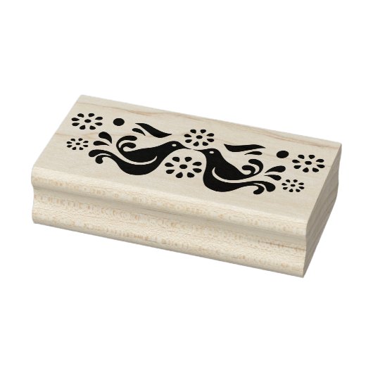 ヴィンテージPyrexパターン – 友情（2鳥） ラバースタンプ (スタンプ)