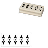 ヴィンテージPyrexパターン – 目のアトミック時代 ラバースタンプ (押印)