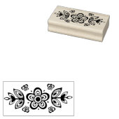 ヴィンテージPyrexパターン – 蝶金ゴールド ラバースタンプ (押印)