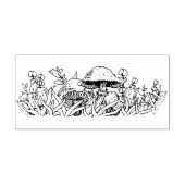 ヴィンテージPyrex Pattern – フォレストファンシーズマッシュルーム ラバースタンプ (インプリント)