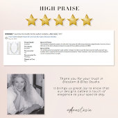 ヴィンテージQRコードダスティブルーガーデンモノグラム結婚ズ 招待状