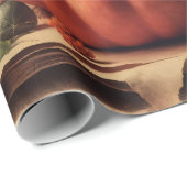 ヴィンテージRavenフォトゴシックハロウィーンデコップページ ラッピングペーパー (ロールコーナー)