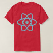 ヴィンテージReactJS React JS JavaScript Framework Tシャツ (デザイン正面)