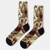 ヴィンテージRhinoシームレス ソックス (左)