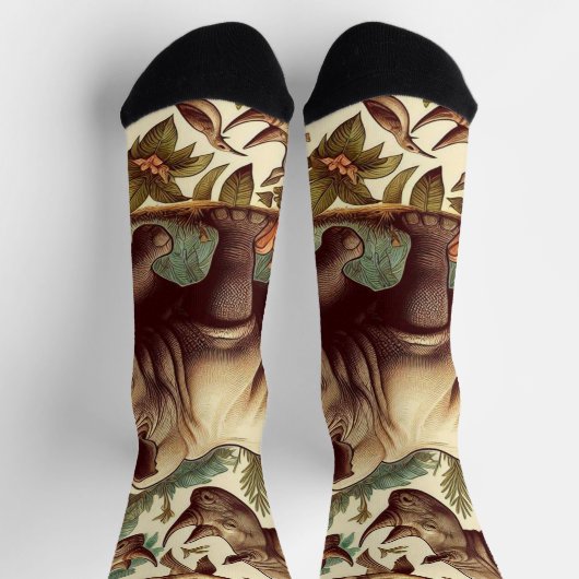 ヴィンテージRhinoシームレス ソックス (上部)