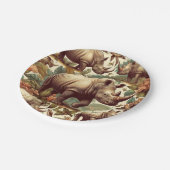 ヴィンテージRhinoシームレス ペーパープレート (アングル)