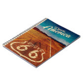 ヴィンテージRoute 66フォトノートブック ノートブック (左側)