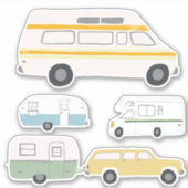 ヴィンテージRVヴァンモーターホームカンパーバントレーラー シール (正面)