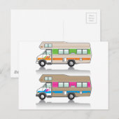 ヴィンテージRV ポストカード (正面/裏面)