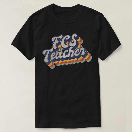 ヴィンテージS先生おもしろいレトロファミリーコンシューマーシー Tシャツ (デザイン正面)