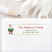 ヴィンテージSanta句（Christmass Sign Address付き） ラベル (インサイチュ)