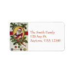 ヴィンテージSanta Address Christmas Labels ラベル<br><div class="desc">アンティークのグリーティン伝統的グカードから父のクリスマスの懐かしいビクトリアンイメージ。イメージはデジタルで復元された。グリーティングカード、はがき、郵便及びギフトラベルのマッチングが可能。</div>