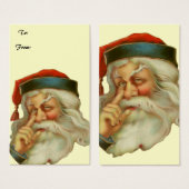 ヴィンテージSanta Clause Present Giftラベル (正面&裏面)