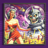 ヴィンテージSci-Fiピンアップ ポスター