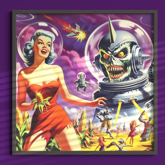 ヴィンテージSci-Fiピンアップ ポスター