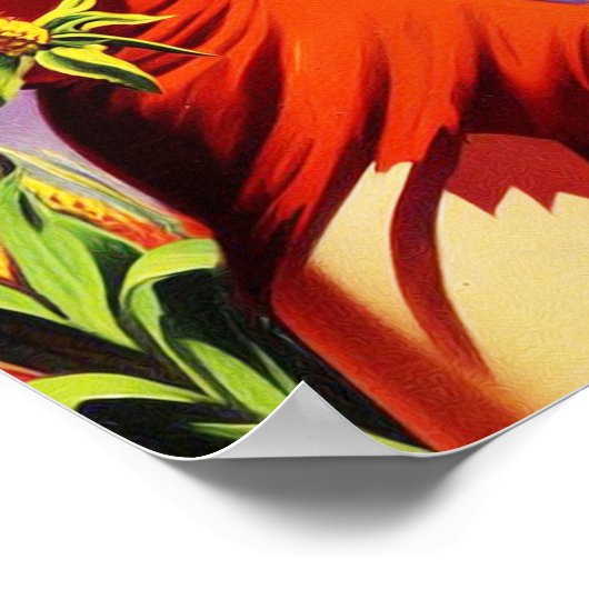 ヴィンテージSci-Fiピンアップ ポスター (角)