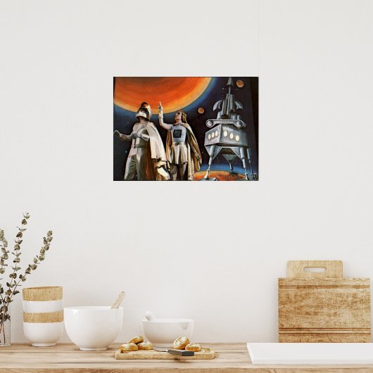 ヴィンテージSCI-FI ポスター (キッチン)