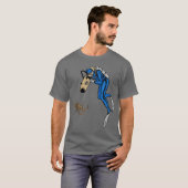 ヴィンテージSCUBAダイバーでタコURMを撮影 Tシャツ (正面フル)