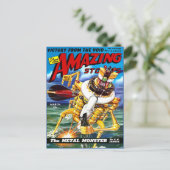 ヴィンテージSFアートメタルモンスター ポストカード (スタンド正面)