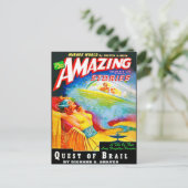 ヴィンテージSFアート ポストカード (スタンド正面)