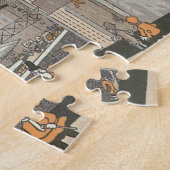 ヴィンテージSFアーバンパリ、スチームパンク ジグソーパズル (側面)