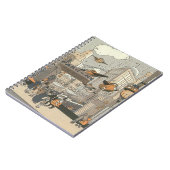 ヴィンテージSFアーバンパリ、スチームパンク ノートブック (左側)