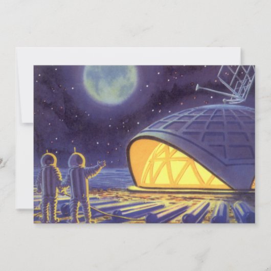 ヴィンテージSFエイリアンのBlue Planet Moon (正面)