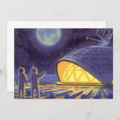 ヴィンテージSFエイリアンのBlue Planet Moon (正面/裏面)