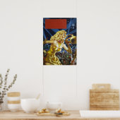 ヴィンテージSFエイリアンモンスターズ ポスター (キッチン)