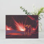 ヴィンテージSFエイリアンレッドプラネット爆発 (スタンド正面)