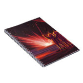 ヴィンテージSFエイリアンレッドプラネット爆発 ノートブック (右側)