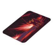 ヴィンテージSFエイリアンレッドプラネット爆発 マグネット (左側)