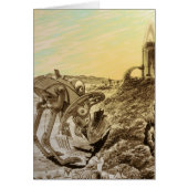 ヴィンテージSFエイリアン惑星建築 (正面)