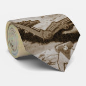 ヴィンテージSFエイリアン惑星建築 ネクタイ (ロール)