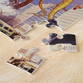 ヴィンテージSFエイリアン戦争タコ ジグソーパズル (側面)