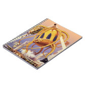 ヴィンテージSFエイリアン戦争タコ ノートブック (左側)