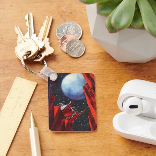 ヴィンテージSFキャニオン宇宙ムーンローバー キーホルダー (デスク)