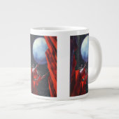 ヴィンテージSFキャニオン宇宙ムーンローバー ジャンボコーヒーマグカップ (正面右)